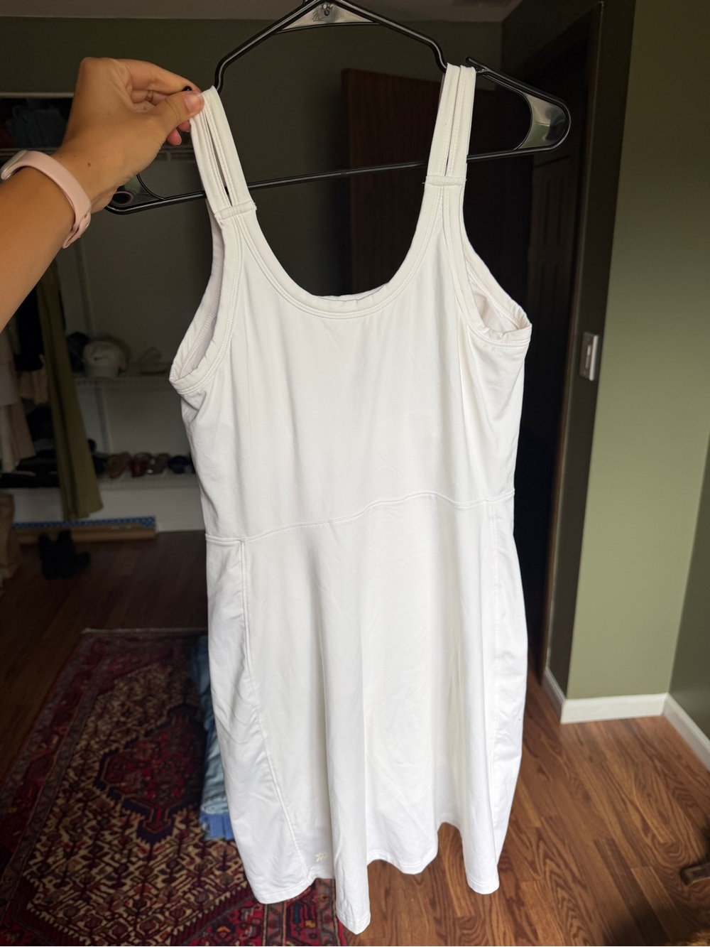 Women’s White Athletic Dress - Picture 2 of 4